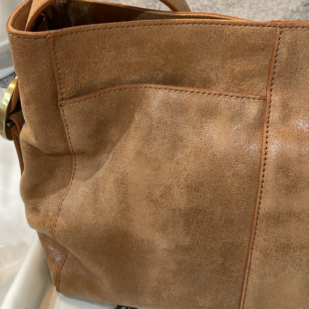 HOBO Tan Leather Shoulder Bag - Picture 3 of 10